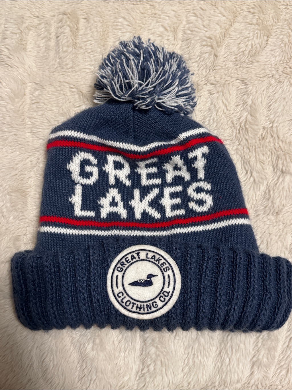 Great Lakes Pom Beanie
